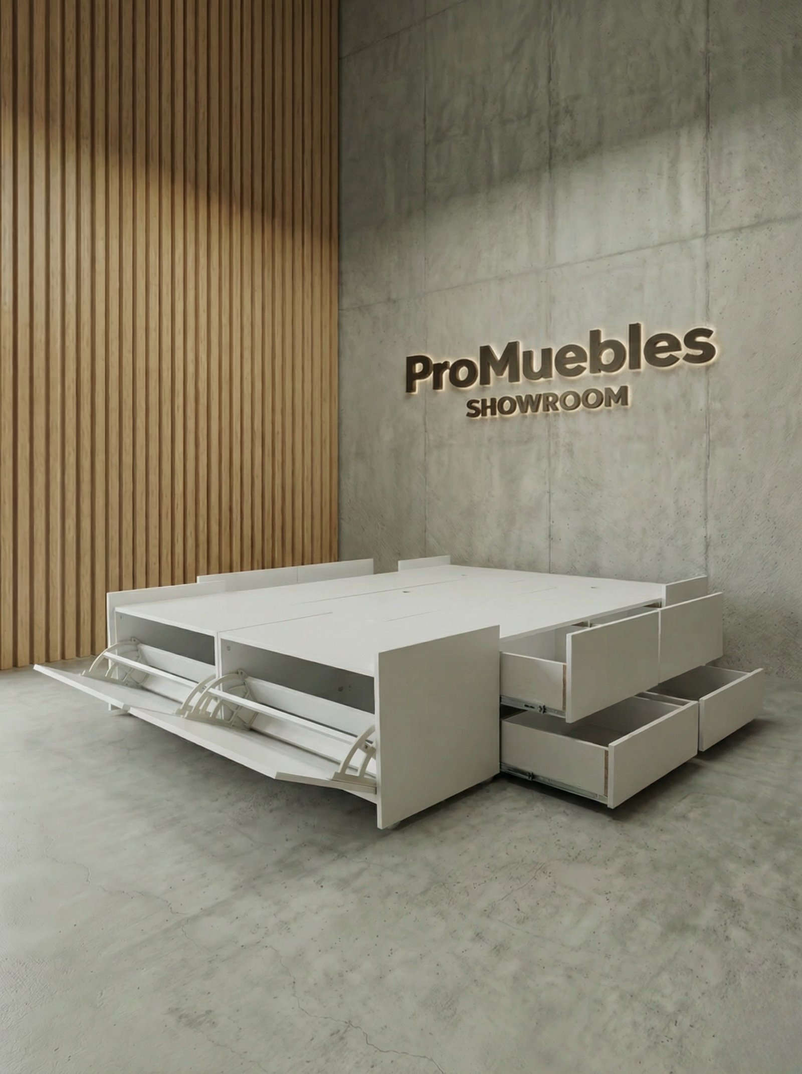 Cama box 2 plazas ProMuebles